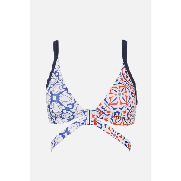 Trendyol Trendyol Tile Patterned Bikini Top