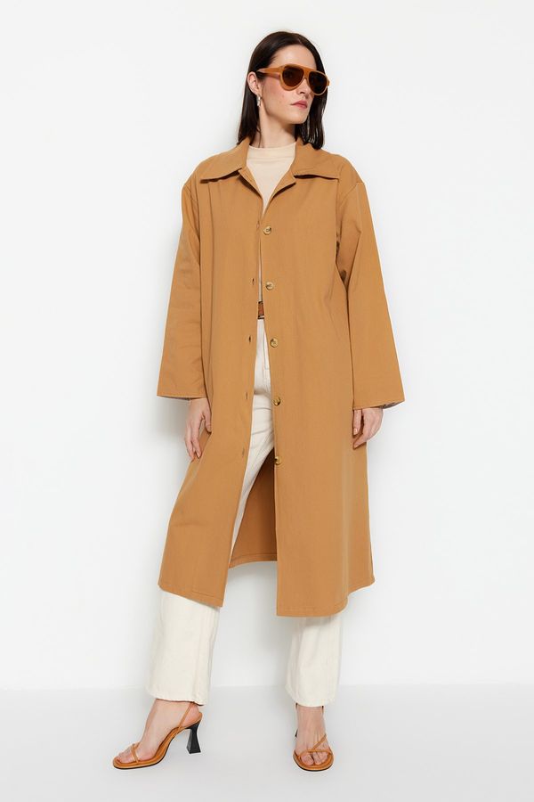 Trendyol Trendyol Trench Coat - Brown - Basic