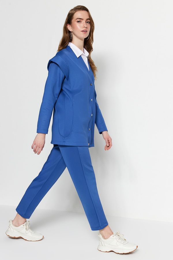 Trendyol Trendyol Two-Piece Set - Blue - Relaxed fit