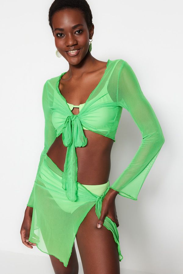 Trendyol Trendyol Two-Piece Set - Green - Fitted