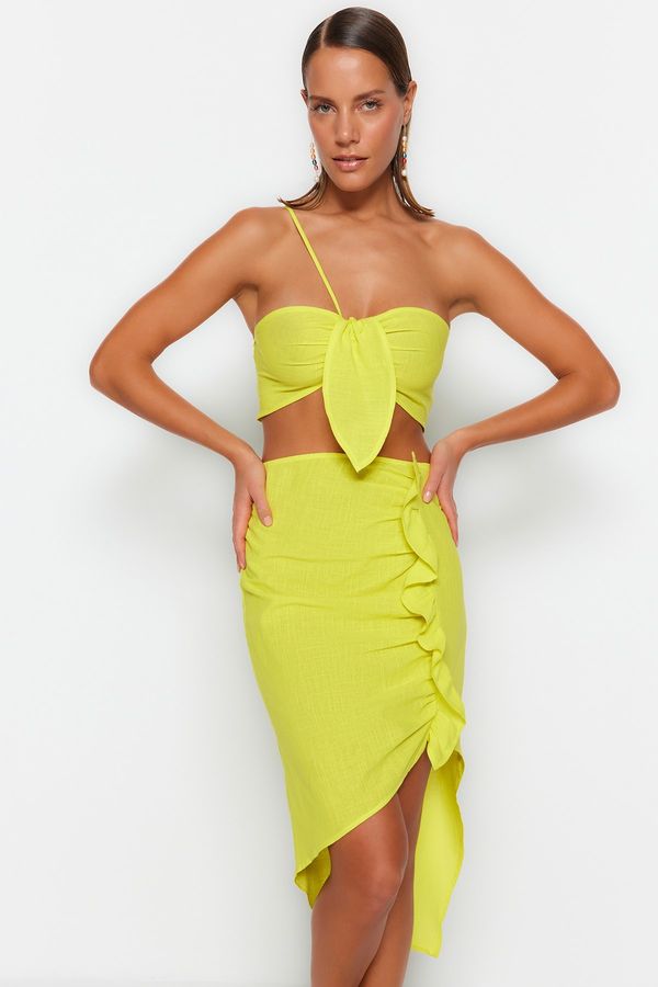 Trendyol Trendyol Two-Piece Set - Green - Fitted