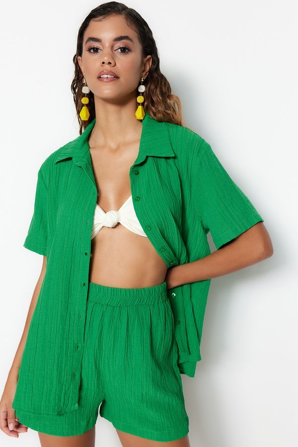 Trendyol Trendyol Two-Piece Set - Green - Fitted