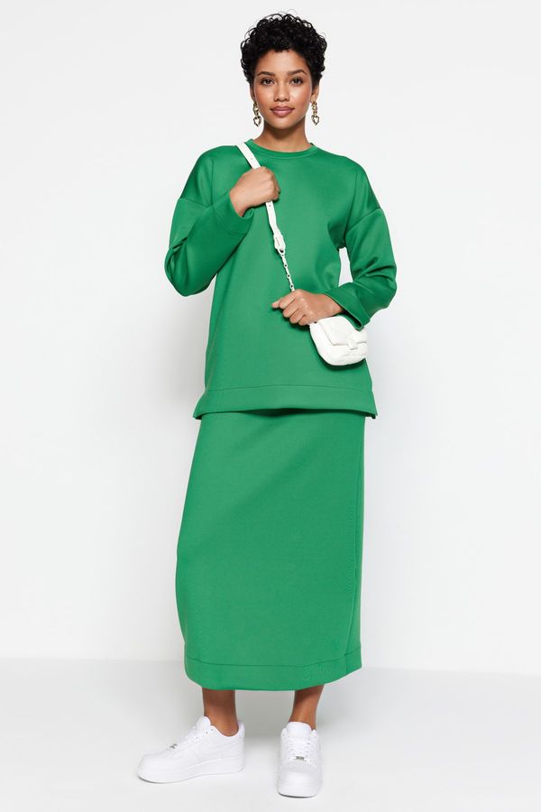 Trendyol Trendyol Two-Piece Set - Green - Relaxed fit