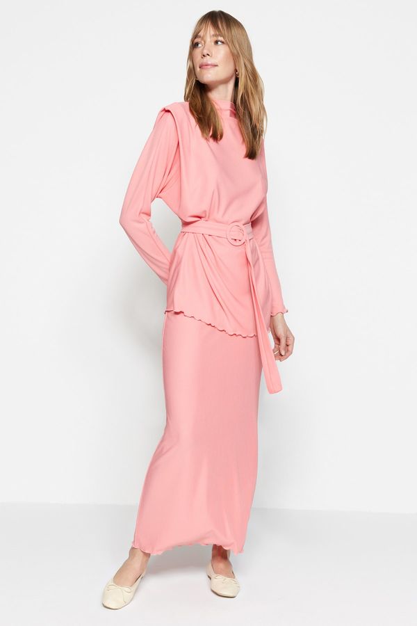 Trendyol Trendyol Two-Piece Set - Pink - Fitted