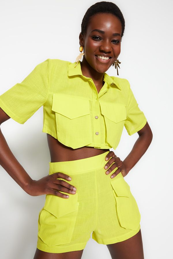 Trendyol Trendyol Two-Piece Set - Yellow - Fitted