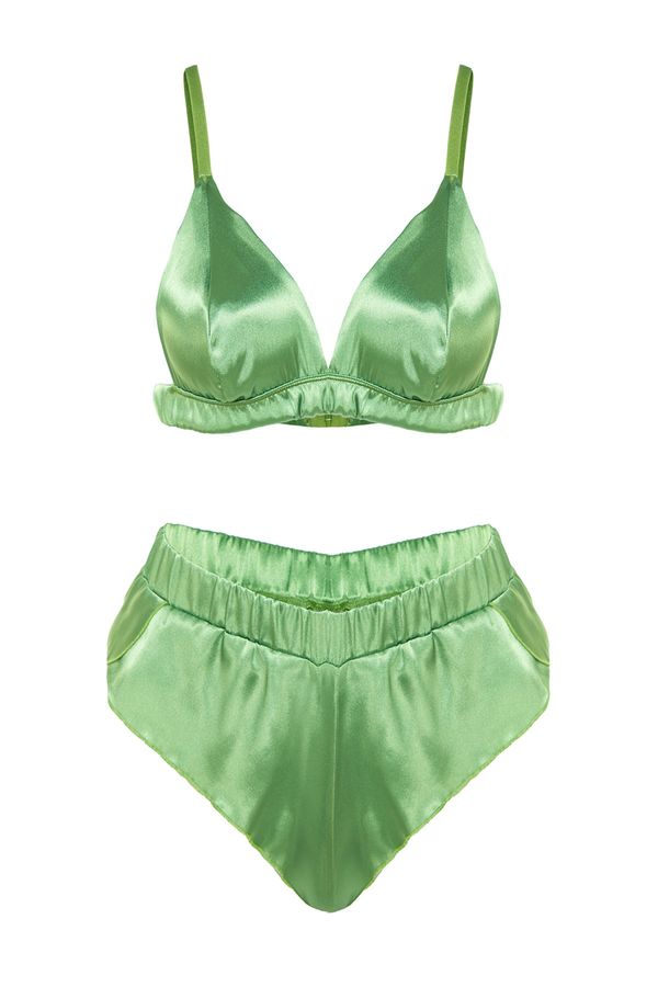 Trendyol Trendyol Underwear Set - Green - Plain