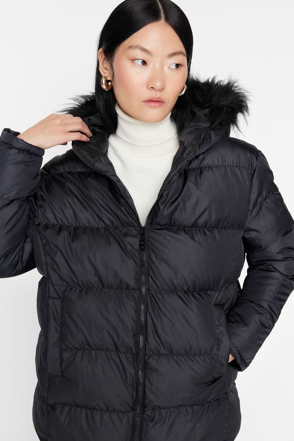 Trendyol Trendyol Winter Jacket - Black - Puffer