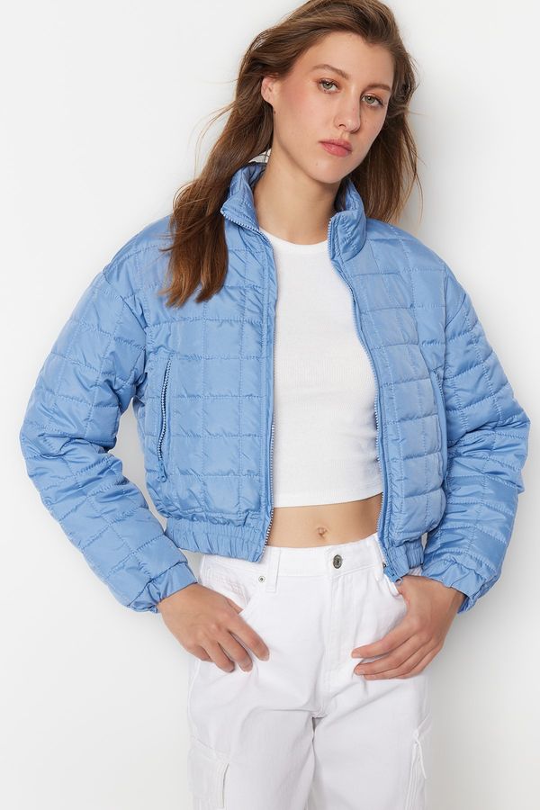 Trendyol Trendyol Winter Jacket - Blue - Bomber jackets