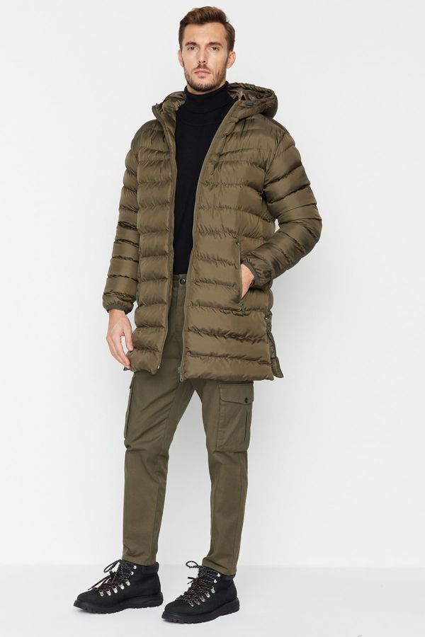 Trendyol Trendyol Winter Jacket - Khaki - Puffer