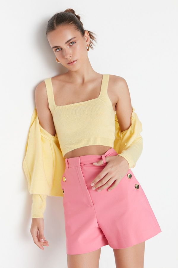 Trendyol Trendyol Yellow Bluzka Cardigan Knitwear Team