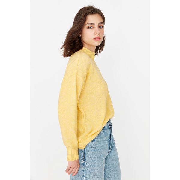 Trendyol Trendyol Yellow Crew Neck Knitwear Sweater
