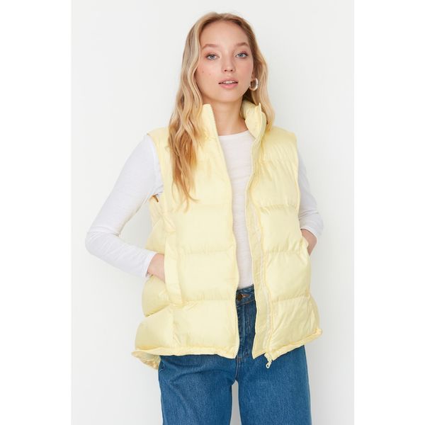 Trendyol Trendyol Yellow Stand Up Collar Inflatable Vest