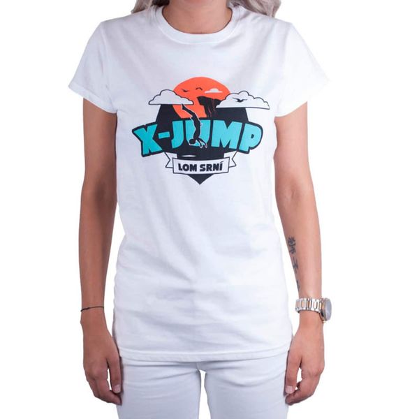 Trenýrkárna Damska koszulka #39;s X-jump biały