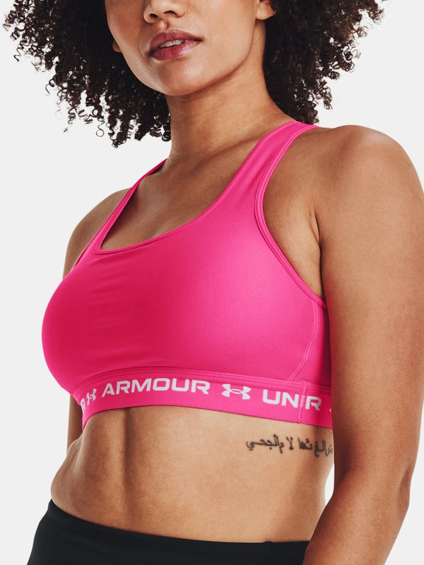 Under Armour Under Armour Bra UA Crossback Mid Bra-PNK - Women's