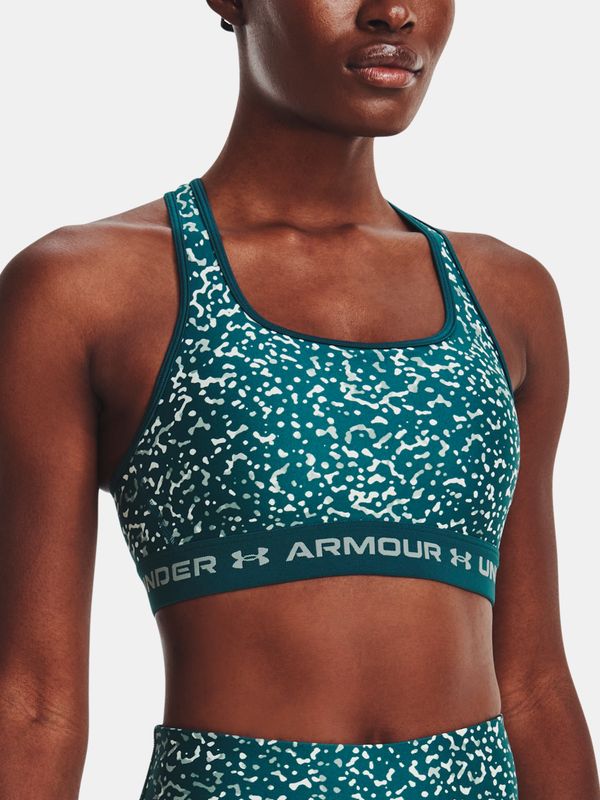 Under Armour Under Armour Bra UA Crossback Mid Print-GRN - Women