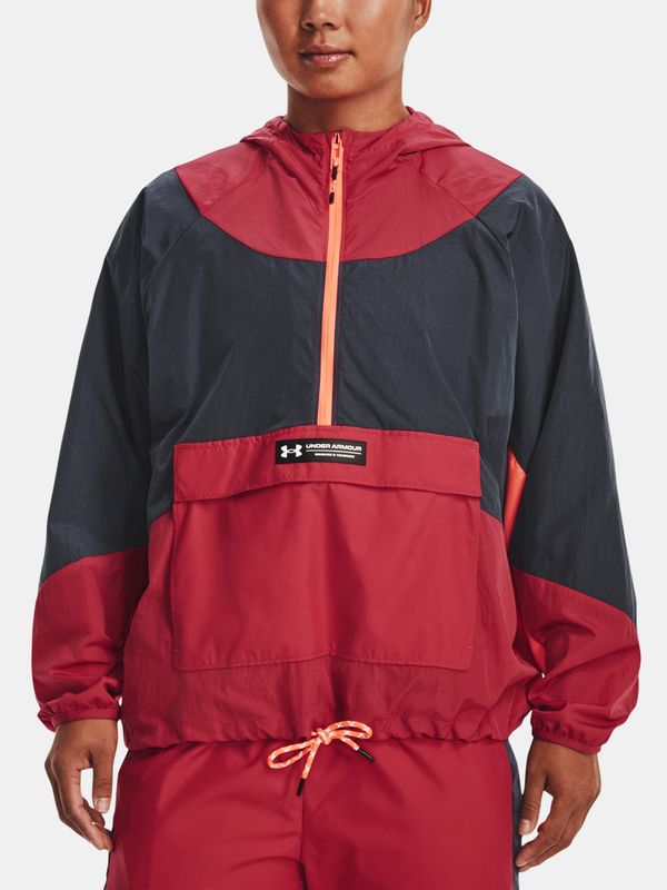 Under Armour Under Armour Jacket Rush Woven Anorak-RED - Women