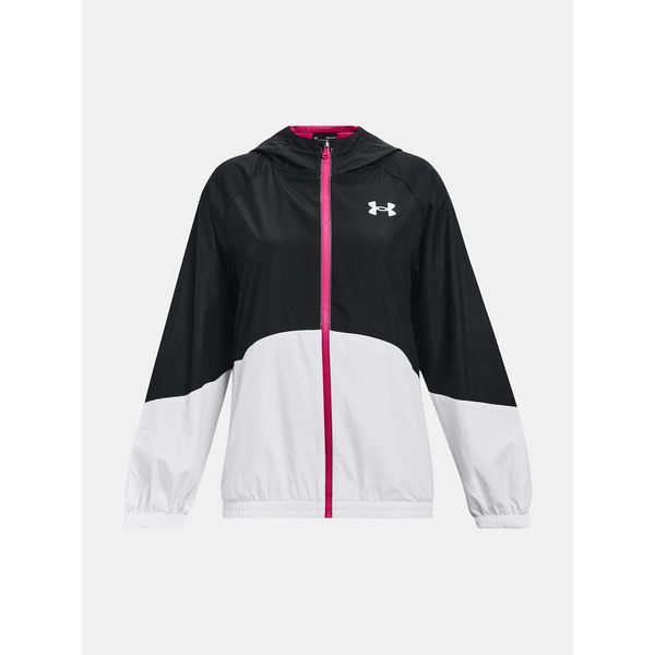 Under Armour Under Armour Jacket Woven FZ Jacket-BLK - Girls