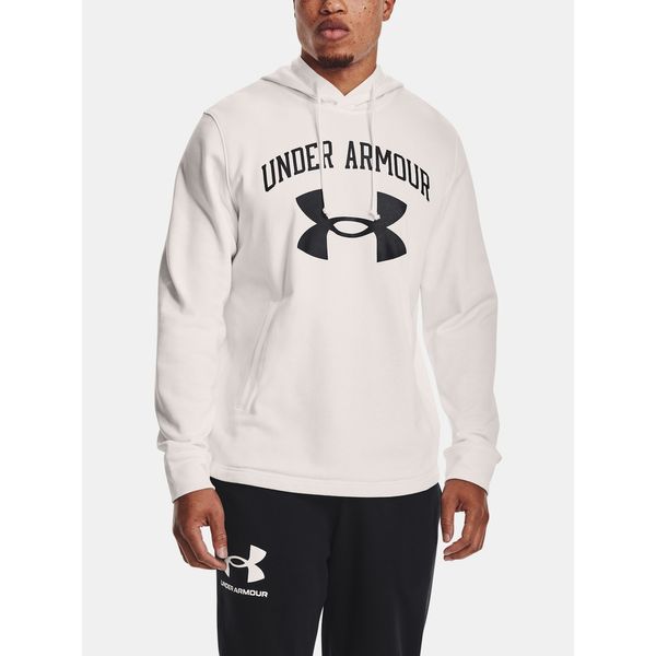 Under Armour Under Armour Mikina RIVAL TERRY BIG LOGO HD-WHT