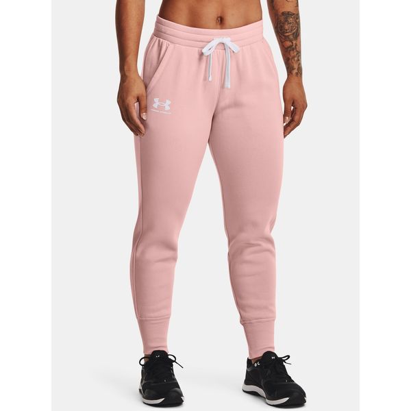 Under Armour Under Armour Pants Rival Fleece Joggers-PNK - Women