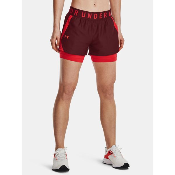 Under Armour Under Armour Shorts Play Up 2-in-1 Shorts -RED - Women