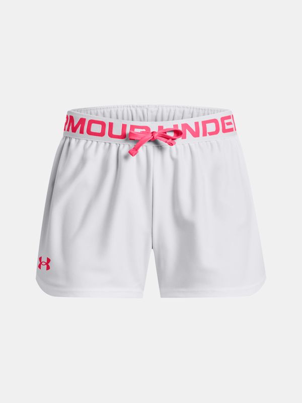 Under Armour Under Armour Shorts Play Up Solid Shorts-WHT - Girls