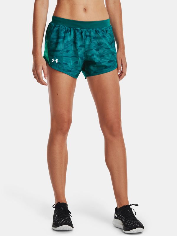 Under Armour Under Armour Shorts UA Fly By 2.0 Printed Short -GRN - Women