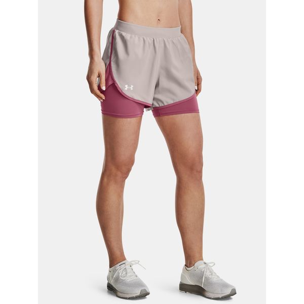 Under Armour Under Armour Shorts UA Fly By Elite 2-in-1 Short-GRY - Women