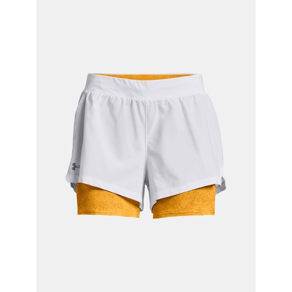 Under Armour Under Armour Shorts UA Iso-Chill Run 2N1 Short-WHT - Women