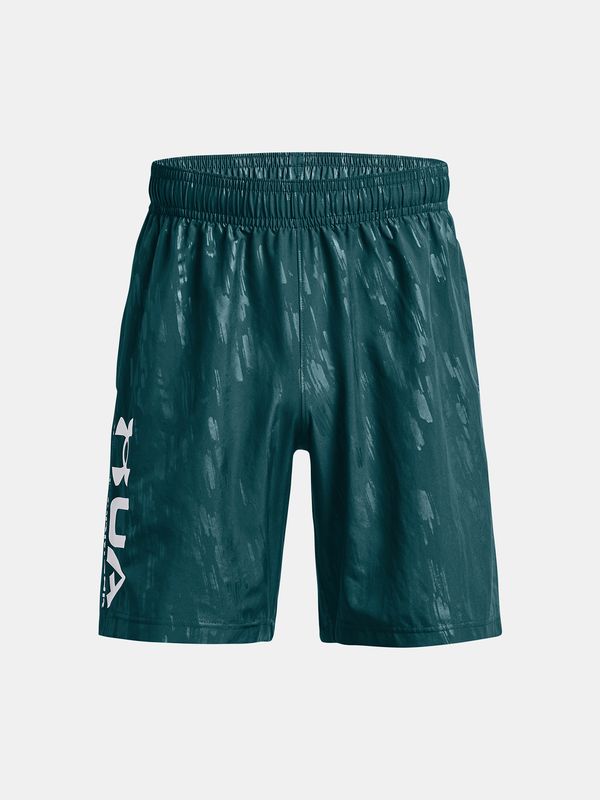 Under Armour Under Armour Shorts UA Woven Emboss Shorts-GRN - Mens