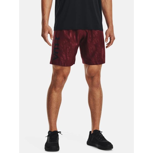 Under Armour Under Armour Shorts UA Woven Emboss Shorts-RED - Mens