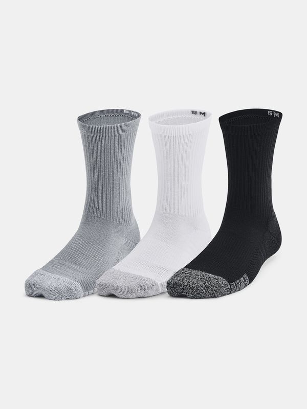 Under Armour Under Armour Socks UA Heatgear 3pk Crew Yth-GRY - Unisex