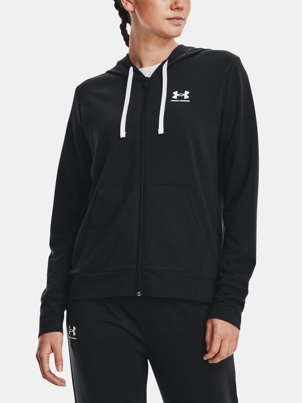 Under Armour Under Armour Sweatshirt Rival Terry FZ Hoodie-BLK - Women