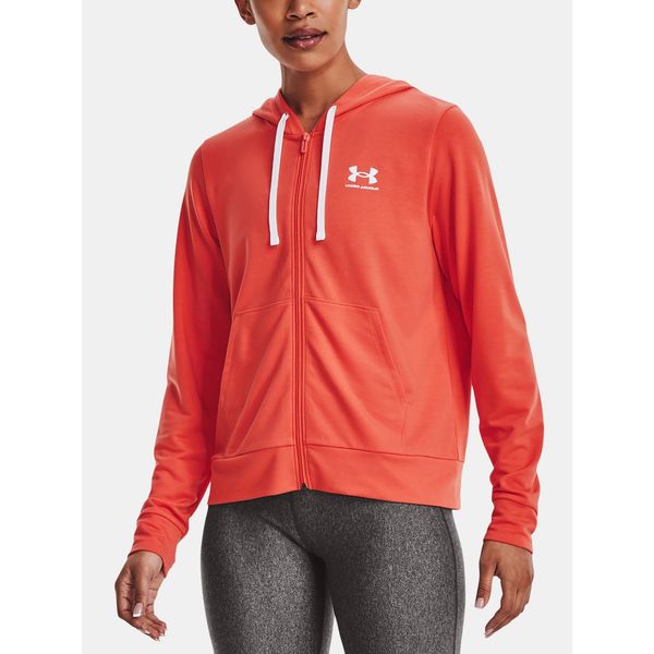 Under Armour Under Armour Sweatshirt Rival Terry FZ Hoodie-ORG - Women