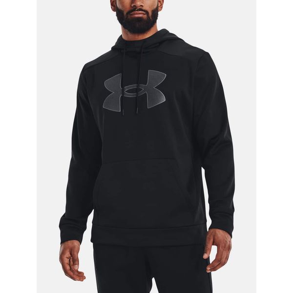 Under Armour Under Armour Sweatshirt UA Armour Fleece Big Logo HD-BLK - Mens