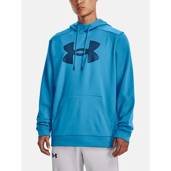 Under Armour Under Armour Sweatshirt UA Armour Fleece Big Logo HD-BLU - Mens