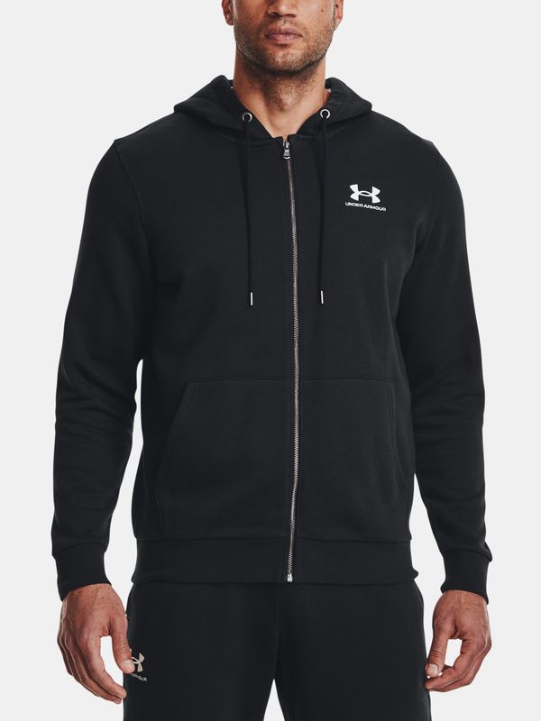 Under Armour Under Armour Sweatshirt UA Essential Fleece FZ Hood-BLK - Mens