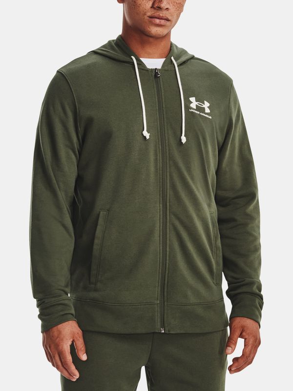 Under Armour Under Armour Sweatshirt UA Rival Terry LC FZ-GRN - Mens