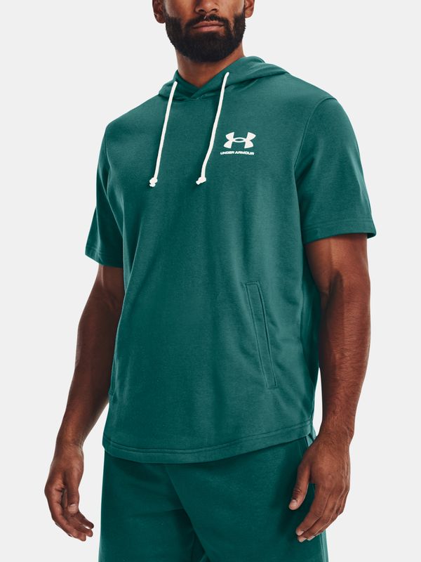 Under Armour Under Armour Sweatshirt UA Rival Terry LC SS HD-GRN - Mens
