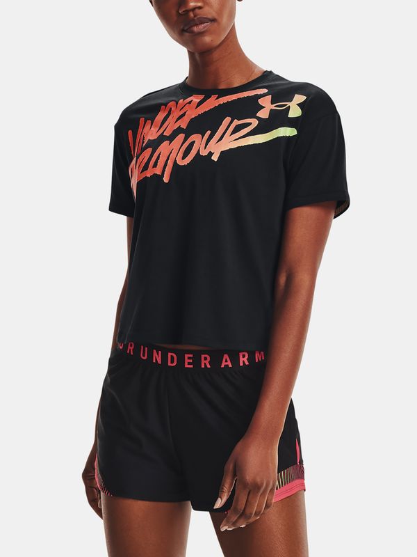 Under Armour Under Armour T-Shirt Live Chroma Graphic Tee-BLK - Women