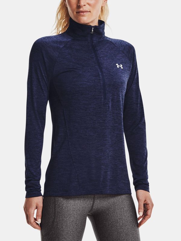 Under Armour Under Armour T-Shirt Tech 1/2 Zipper - Twist-NVY - Women