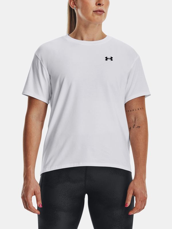 Under Armour Under Armour T-Shirt UA Esential Cttn Stretch Tee-WHT - Women