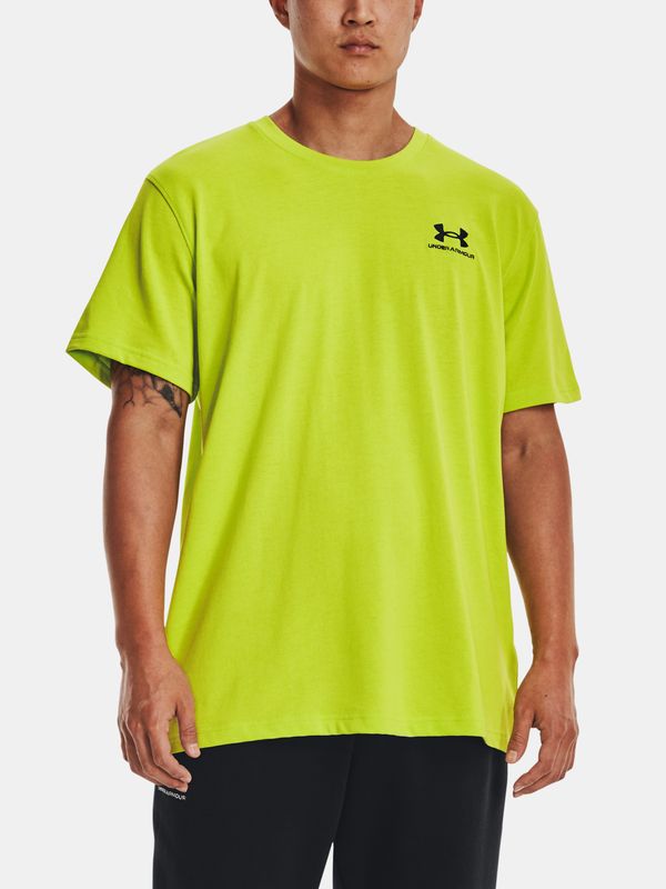 Under Armour Under Armour T-Shirt UA LOGO EMB HEAVYWEIGHT SS-GRN - Men