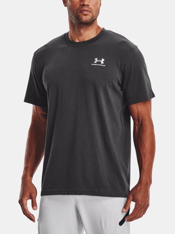 Under Armour Under Armour T-Shirt UA LOGO EMB HEAVYWEIGHT SS-GRY - Men