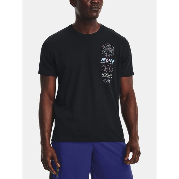 Under Armour Under Armour T-Shirt UA RUN ANYWHERE TEE v2-BLK - Men