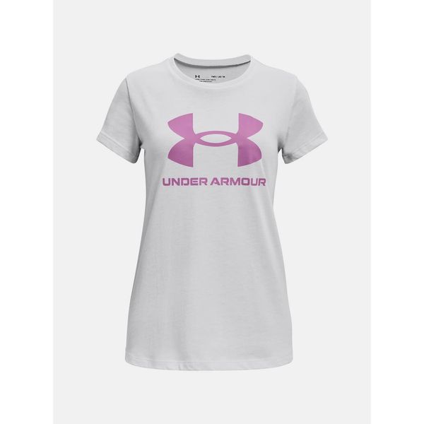 Under Armour Under Armour T-shirt UA SPORTSTYLE LOGO SS-GRY - Girls