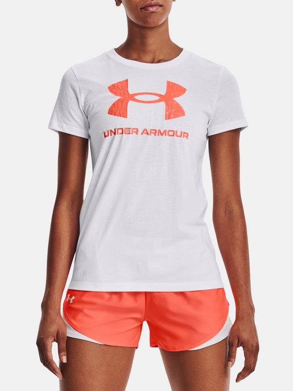 Under Armour Under Armour T-Shirt UA SPORTSTYLE LOGO SS-WHT - Women