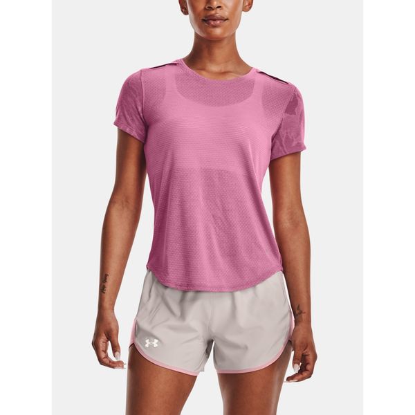 Under Armour Under Armour T-Shirt UA Streaker SnowCloud SS-PNK - Women