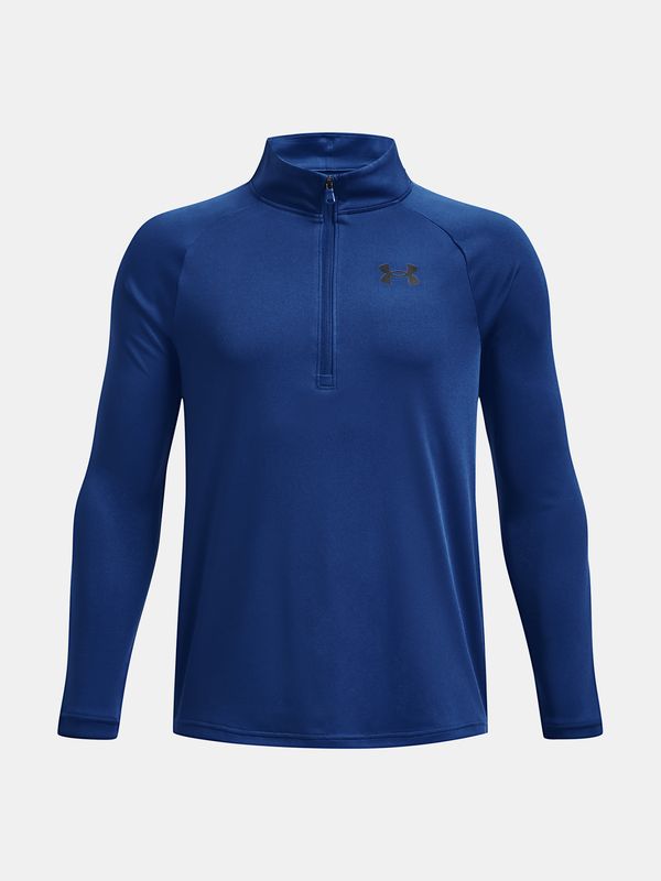 Under Armour Under Armour T-Shirt UA Tech 2.0 1/2 Zip-BLU - Boys