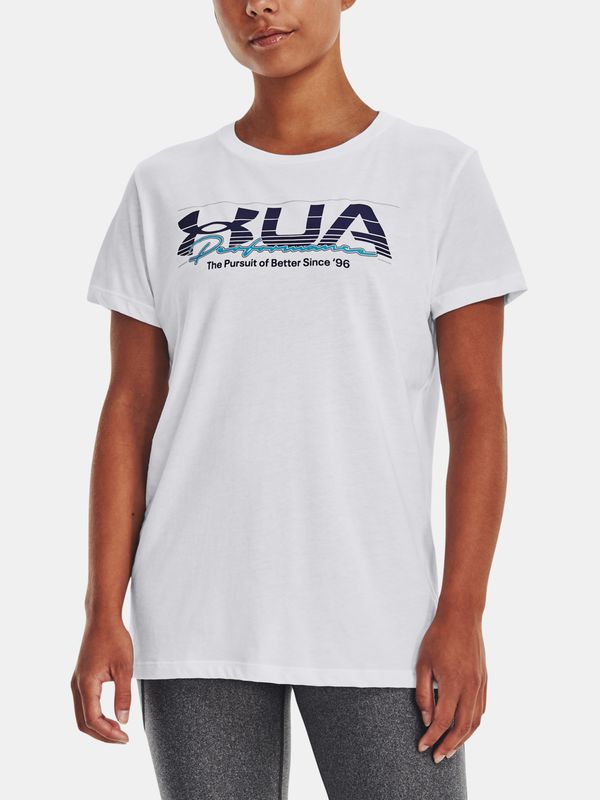 Under Armour Under Armour T-Shirt UA VINTAGE PERFORMANCE SS-WHT - Women