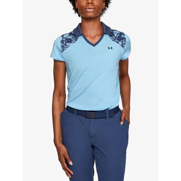 Under Armour Under Armour T-Shirt UA Zinger Blocked Polo-BLU - Women